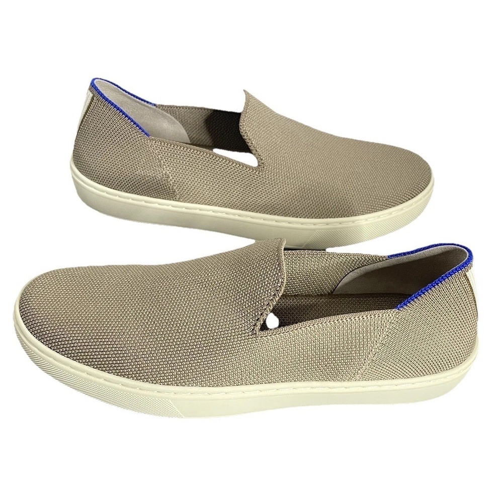 Rothy's The Slip On Sand Knit Fabric‎ Low Top Lifestyle Sneakers Women's US 7